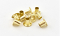 Preview: Nieten Oese Kydex Brass 6x4mm / 10 Stück - 3779