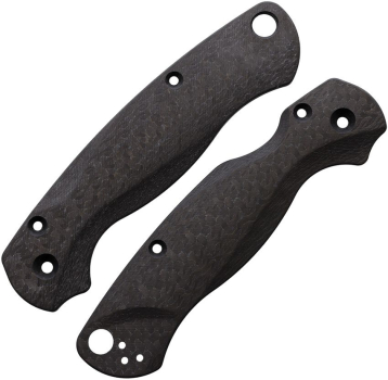 Flytanium Spyderco Paramilitary 2 Lotus Carbon Weave Griffschalen