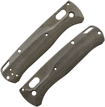 Flytanium Benchmade Bugout Crossfade Micarta Green Scales 
