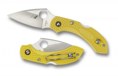 Spyderco C28PYL2 Dragonfly 2 Salt FRN Yellow