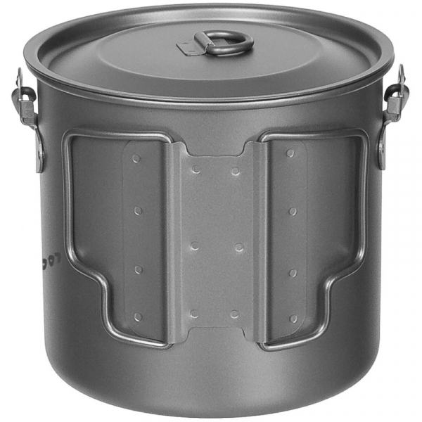 Fox Outdoor Titan Topf mit Deckel Klappgriffe ca. 1,1 L