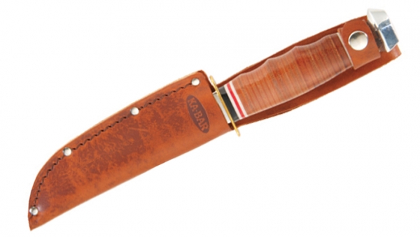 KA-BAR Leather Handled Hunter