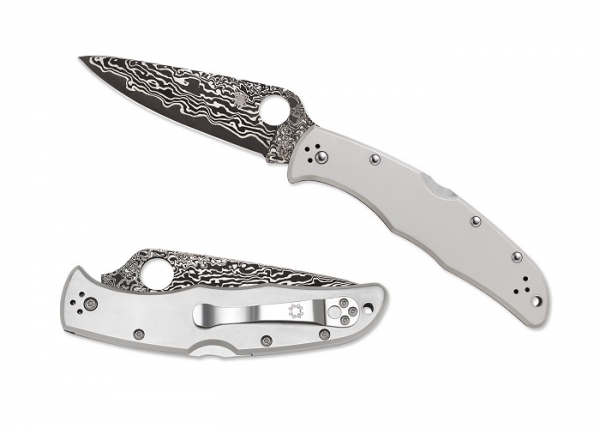 Spyderco C10TIPD Endura 4 Titanium Damascus
