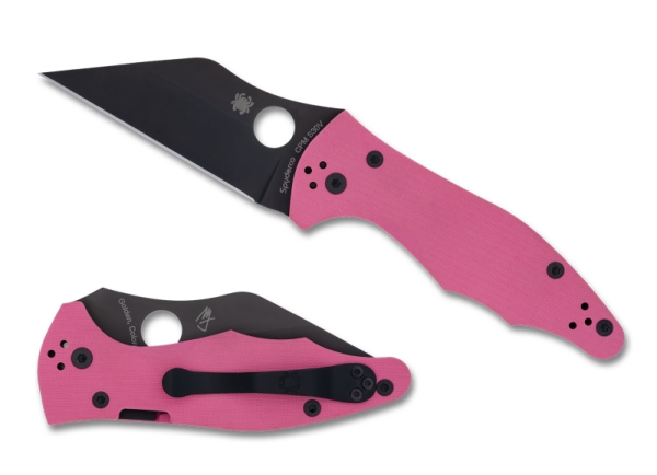 Spyderco C85GPNBKP2 Yojimbo 2 Pink G10 SPRINT 24