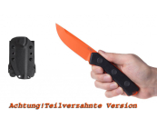 ANV Knives - ACTA NON VERBA - P200 MK ll Orange DLC verzahnt Klinge Kydex