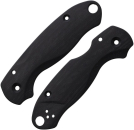 Flytanium Spyderco Para 3 G10 Black Griffschalen