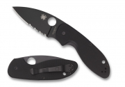 Spyderco Efficient G-10 Black Blade C216GPSBBK 