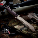 Halfbreed Blades LSK-02 Dark Earth Large Survival Knife